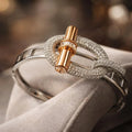 Architectural T-Bar Knot Bangle