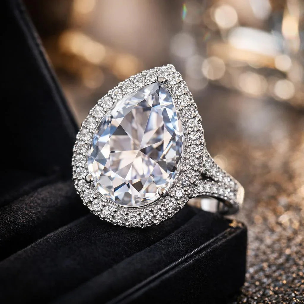 Frost Tear Halo Ring