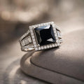 Midnight Onyx Statement Ring