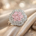 Rose Petal Cluster Ring