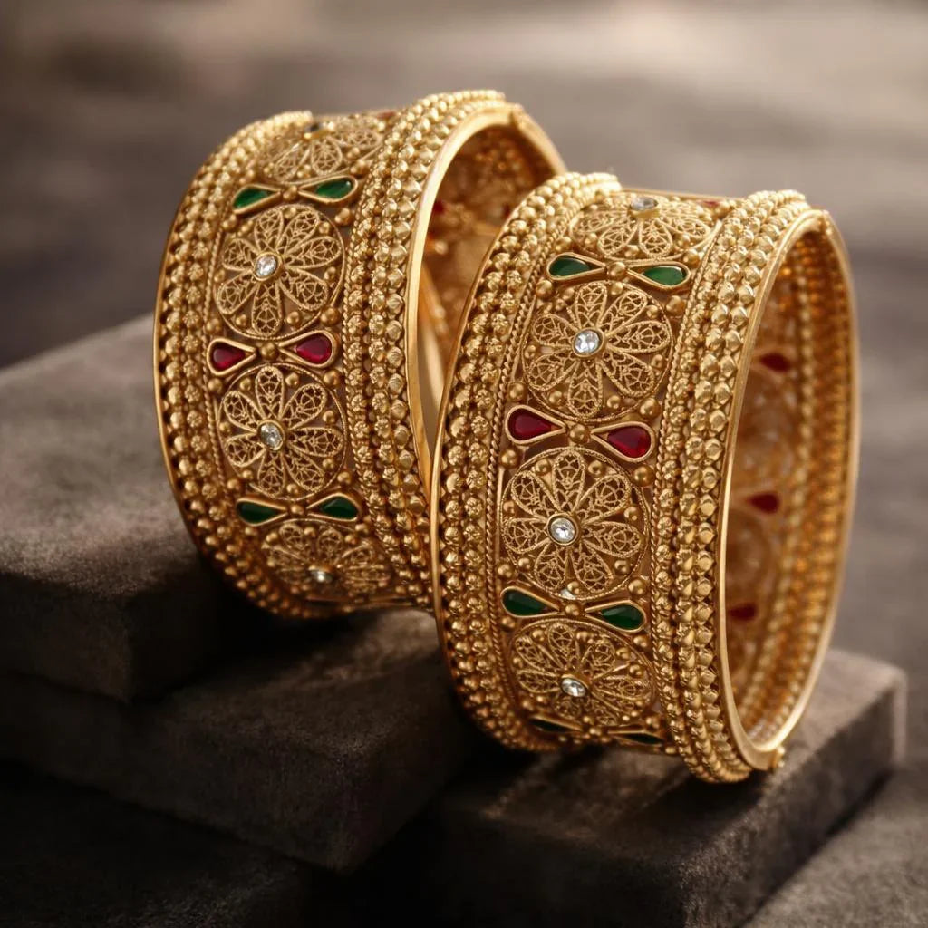 The Royal Empress Filigree Kada