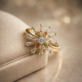 The Rainbow Starburst Cocktail Ring